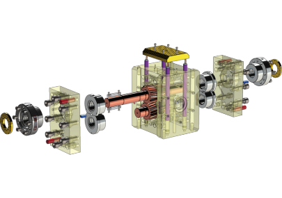 Gear Pump 3D Drawing